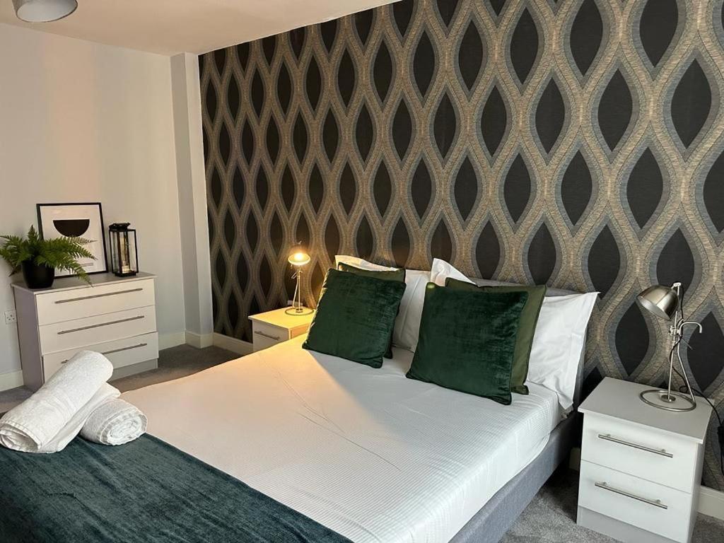 Luxury 9Ine Beautiful Bull Ring Apartment Free Parking Birmingam Exterior foto